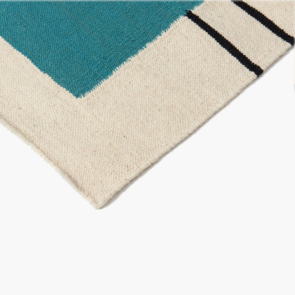 Aelfie Modern Designer Floor Rug Modern - Suzanne Teal