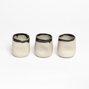 Ceramic Tumbler with Black Rim