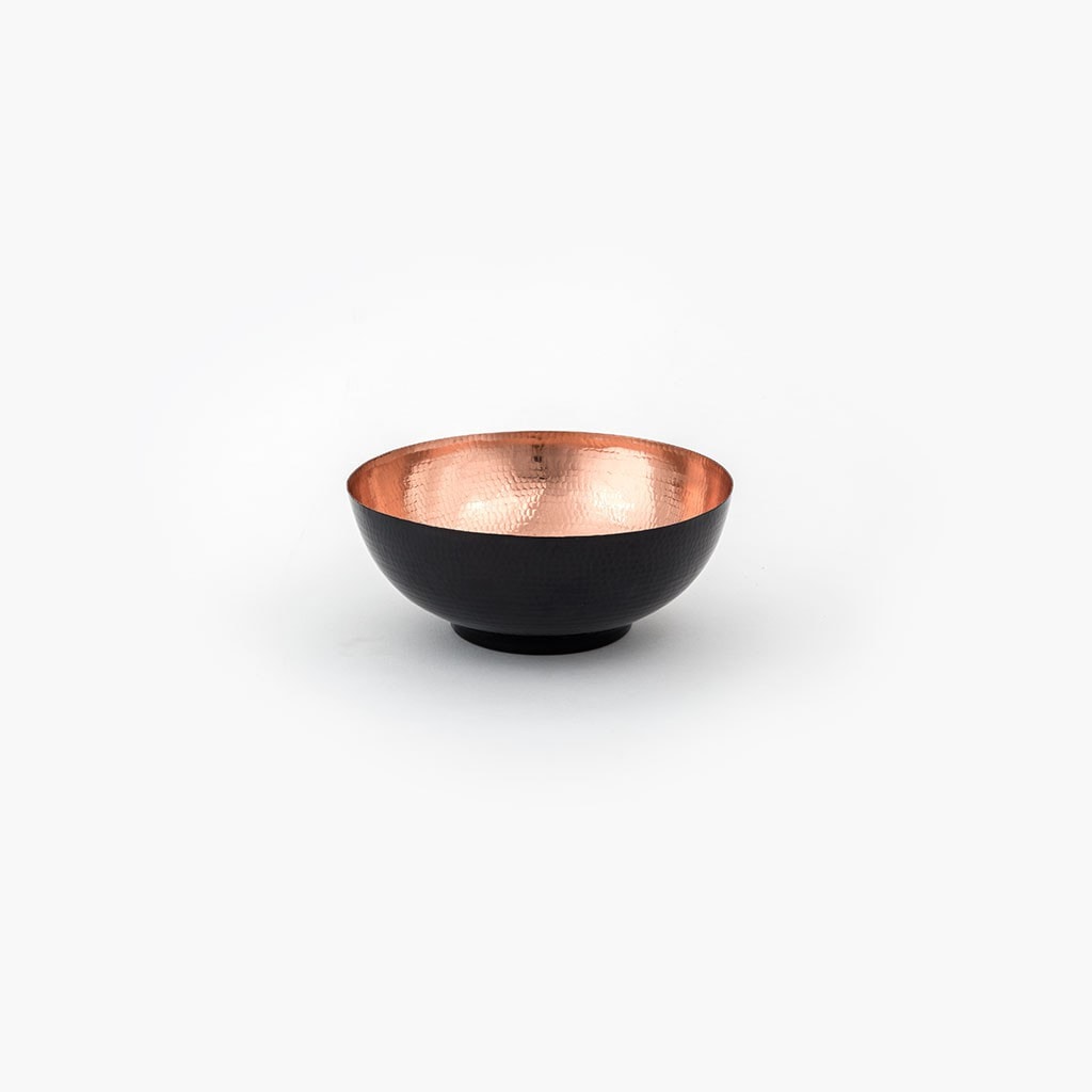 Hammered Copper Bowl Medium Decorative