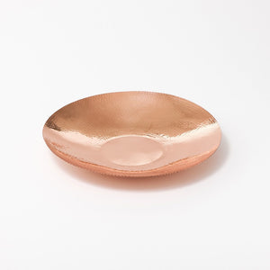Copper Serving Dish Bowl Hammered