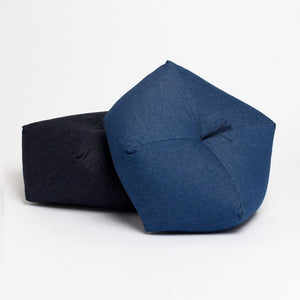 Japanese cushion denim indigo