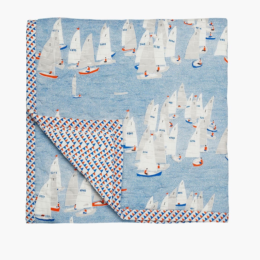Summer Baby Quilt Safomasi Regatta Print