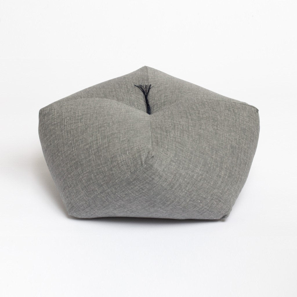 Japanese cushion dove grey cotton Takaokaya
