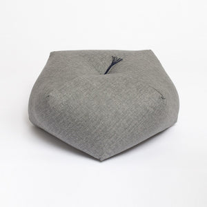 Japanese cushion dove grey cotton Takaokaya