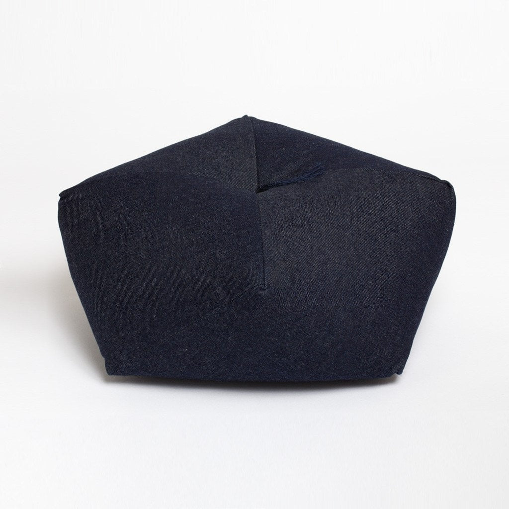 Japanese cushion denim indigo