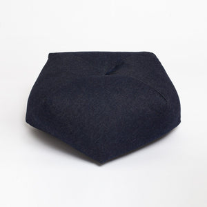Japanese cushion denim indigo